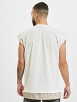 Camiseta 2 en 1 vsct con motivo de ojo extragrande, color crudo