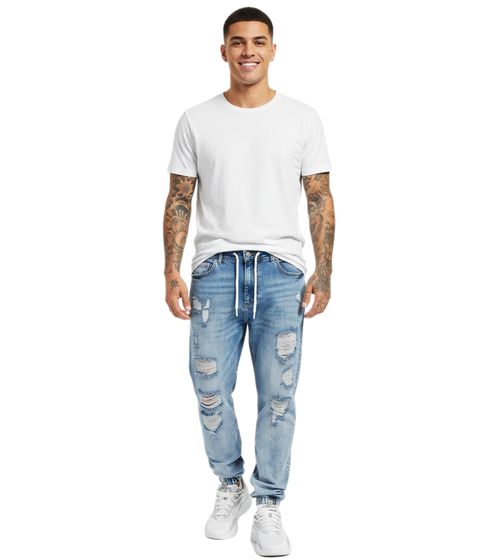 vsct Noah Cuffed Laces Antifit Jeans Blue Stoned
