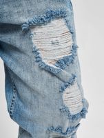 Jean anti-ajustement à lacets et revers Noah vsct bleu délavé Jean anti-ajustement à lacets et revers Noah vsct bleu délavé