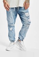 Jean anti-ajustement à lacets et revers Noah vsct bleu délavé Jean anti-ajustement à lacets et revers Noah vsct bleu délavé