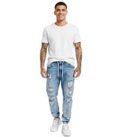 vsct Noah Cuffed Laces Antifit Jeans Blue Stoned