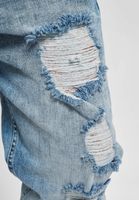 Jean anti-ajustement à lacets et revers Noah vsct bleu délavé Jean anti-ajustement à lacets et revers Noah vsct bleu délavé