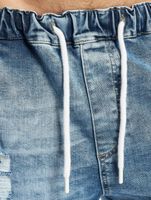 Jean anti-ajustement à lacets et revers Noah vsct bleu délavé Jean anti-ajustement à lacets et revers Noah vsct bleu délavé