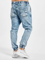 Jean anti-ajustement à lacets et revers Noah vsct bleu délavé Jean anti-ajustement à lacets et revers Noah vsct bleu délavé