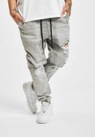 vsct Noah Antifit-Jeans mit Bündchen und Schnürsenkeln, Grau