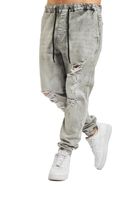 vsct Noah Antifit-Jeans mit Bündchen und Schnürsenkeln, Grau