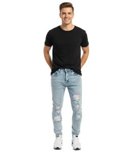 Jeans da uomo VSCT Clubwear Keanu Hyper Loose Fit, lavaggio azzurro chiaro tinto