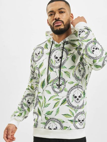 vsct Skull X Leaf Hoodie white