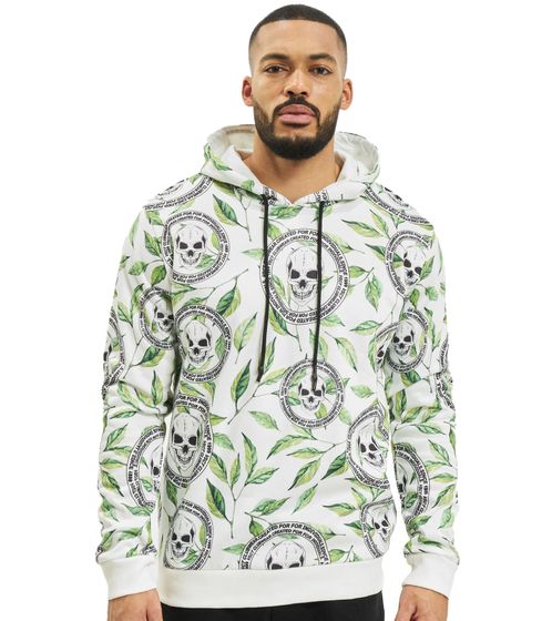 vsct Skull X Leaf Hoodie weiß