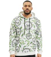 vsct Skull X Leaf Hoodie weiß