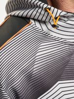 Sudadera con capucha y cremallera Sound Waves negra vsct