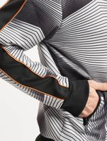 Sudadera con capucha y cremallera Sound Waves negra vsct