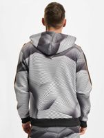 Sudadera con capucha y cremallera Sound Waves negra vsct