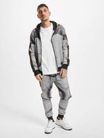 Sudadera con capucha y cremallera Sound Waves negra vsct