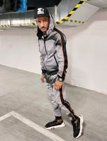 Sudadera con capucha y cremallera Sound Waves negra vsct