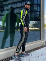 Giacca leggera a righe The System vsct nera