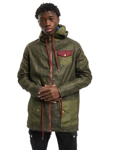 Veste de pluie légère contrastée vsct olive Veste de pluie légère contrastée vsct olive