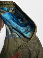 Veste de pluie légère contrastée vsct olive Veste de pluie légère contrastée vsct olive