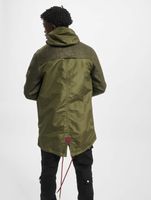 Veste de pluie légère contrastée vsct olive Veste de pluie légère contrastée vsct olive