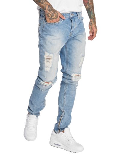 Criminal Damage Uzi Skinny Light Blue Denim