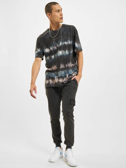 Criminal Damage Fire Ice Tie Dye T-Shirt blue