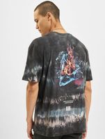 Criminal Damage Fire Ice Tie Dye T-Shirt blau