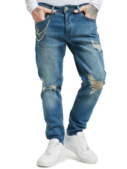 2Y Premium Claas Slim Fit Jeans blau