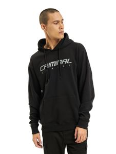 Felpa con cappuccio Flamin Criminal Damage nera