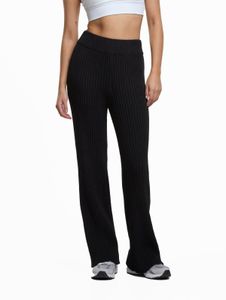 Pantaloni da jogging in maglia a coste aim'n goal'n neri