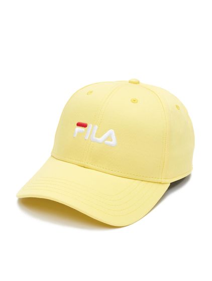 FILA Logo Snapback Cap yellow