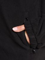 Giacca in pile FILA RINA nera/inverno