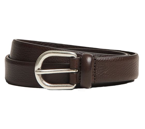 Anderson's Klassischer Genarbter Ledergürtel 90 cm 27108711 Dunkelbraun 