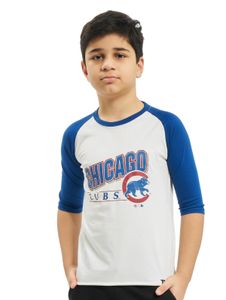 47 MLB Cubs Snapshot Super Rival Long Sleeve Shirt White
