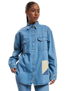 LEVI'S Dorsey XL western shirt AA020 Indigo Destructed