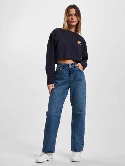 LEVI'S Crop Football Longsleeve Nightwatch Blue