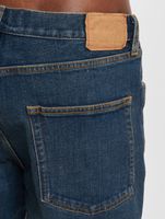 Jeanerica - Vaqueros holgados de algodón para hombre, azul oscuro