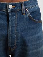 Jeanerica - Vaqueros holgados de algodón para hombre, azul oscuro