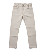 Jeanerica Tapered Herren Jeans Schmal zulaufende Passform Hochwertiger Baumwoll-Denim Helles Beige