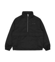 1017 ALYX 9SM Track Windbreaker Jacket for Men with Logo Print and Zipper, Black