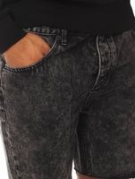 CAYLER & SONS ALLDD Raw Edge Denim Shorts Shorts Schwarz