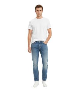 Vaqueros Acne Studios River Slim Fit para hombre en denim premium, azul medio