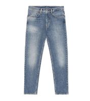 Vaqueros Acne Studios River Slim Fit para hombre en denim premium, azul medio