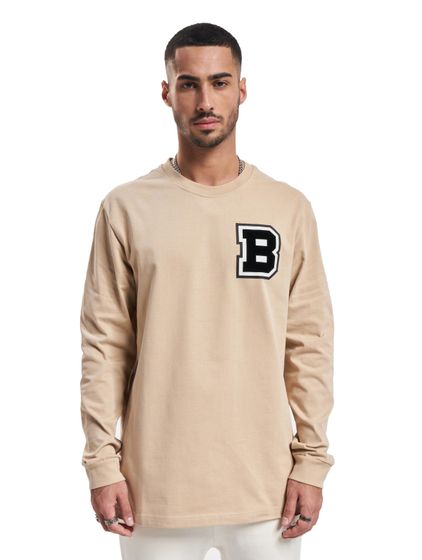 Chemise à manches longues BALR Franck Relaed B Crest Irish Cream Crème