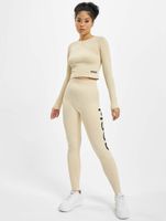 Missguided Seamless Rib Longsleeve beige