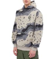 Billionaire Boys Club Camo Fleece-Kapuzenpullover zum Überziehen, B21418 Beige/Grau/Weiß/Schwarz