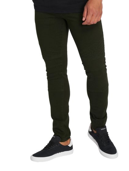 2Y Premium Dio Slim Fit Jeans olive