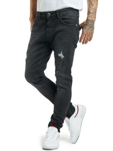 2Y Premium Boran Slim Fit Jeans schwarz