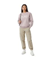 Sporty & Rich Unisex Luxus Sweatshirt Be Nice Crew Sweat – Zartrosa/Weiß