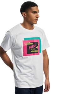 Camiseta blanca con cuello redondo de BAD+MAD Berlin