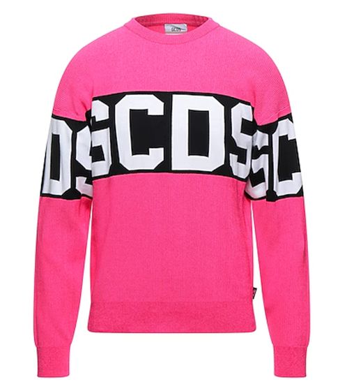 GCDS Fluo Logo Pullover rosa